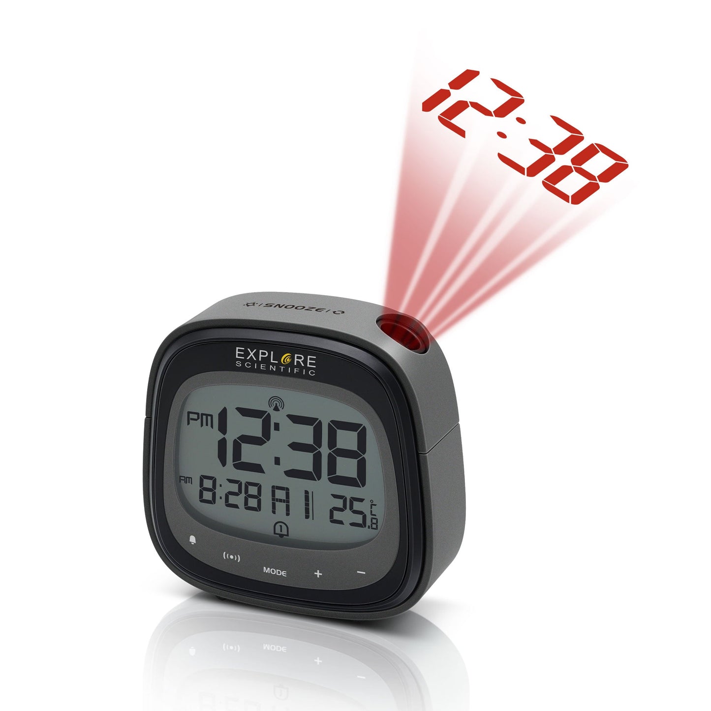 Explore Scientific Touch Key Radio Controlled Projection Clock